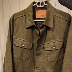 Taylor Stitch - Long Haul jacket - Olive Herringbone - Size 40 (M)